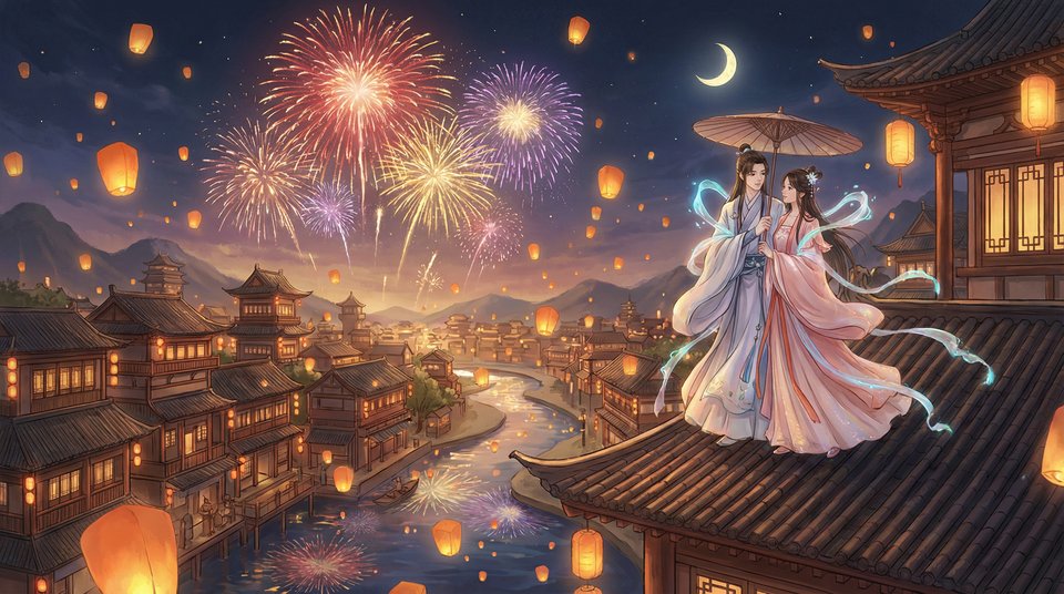 麻豆浪漫烟花视频