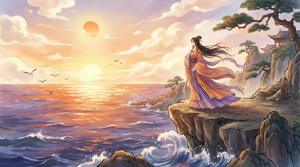 麻豆海边黄昏视频